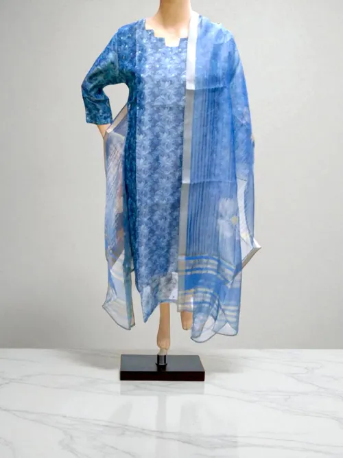 Silk tissue salwar-A01860